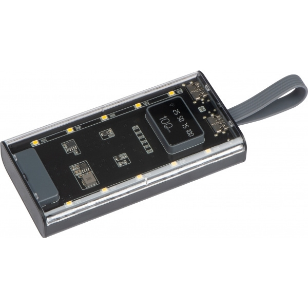 Logo trade promotional merchandise image of: Power bank 10 000 mAh DARWIN